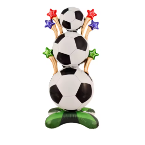 Globo Aluminio Decorativo balón Futbol (156cm)