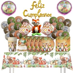 Cotillón Globos Decorativo  Animales del bosque