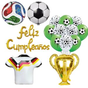 Set de Globos Feliz Cumpleaños futbol (alemania)