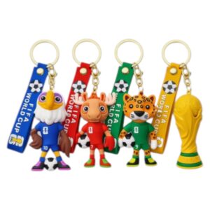 Pack 4 Llaveros Copa Mundial de futbol