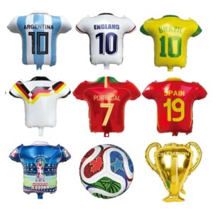 Set 9 Globos Mundial de futbol