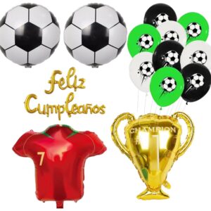 Set de Globos Feliz Cumpleaños Futbol (Portugal)