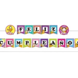 Banderín guirnalda decorativo Garfield