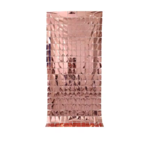 Cortina de cumpleaños 1Mx2M Rosa gold