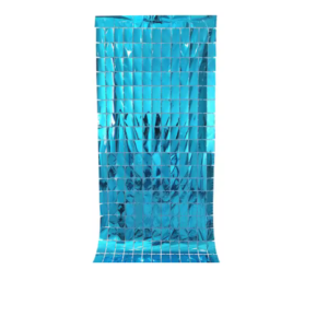 Cortina de cumpleaños 1Mx2M Azul 2