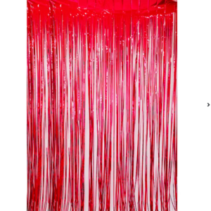 Cortina de cumpleaños 1Mx3M Rojo