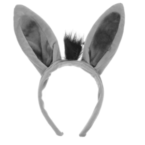 Diadema  cintillo para Cosplay con orejas burro