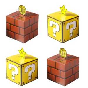 Pack 9 cajas sorpresas Super Mario Bros