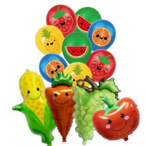 Set Globos decorativos Frutas sensorial