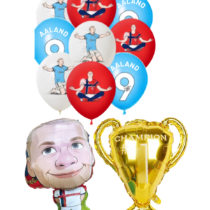 set globos decorativos Haaland futbol