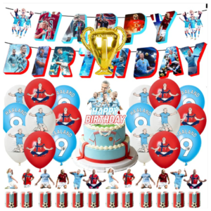 Set Decorativo Cumpleaños Haaland futbol