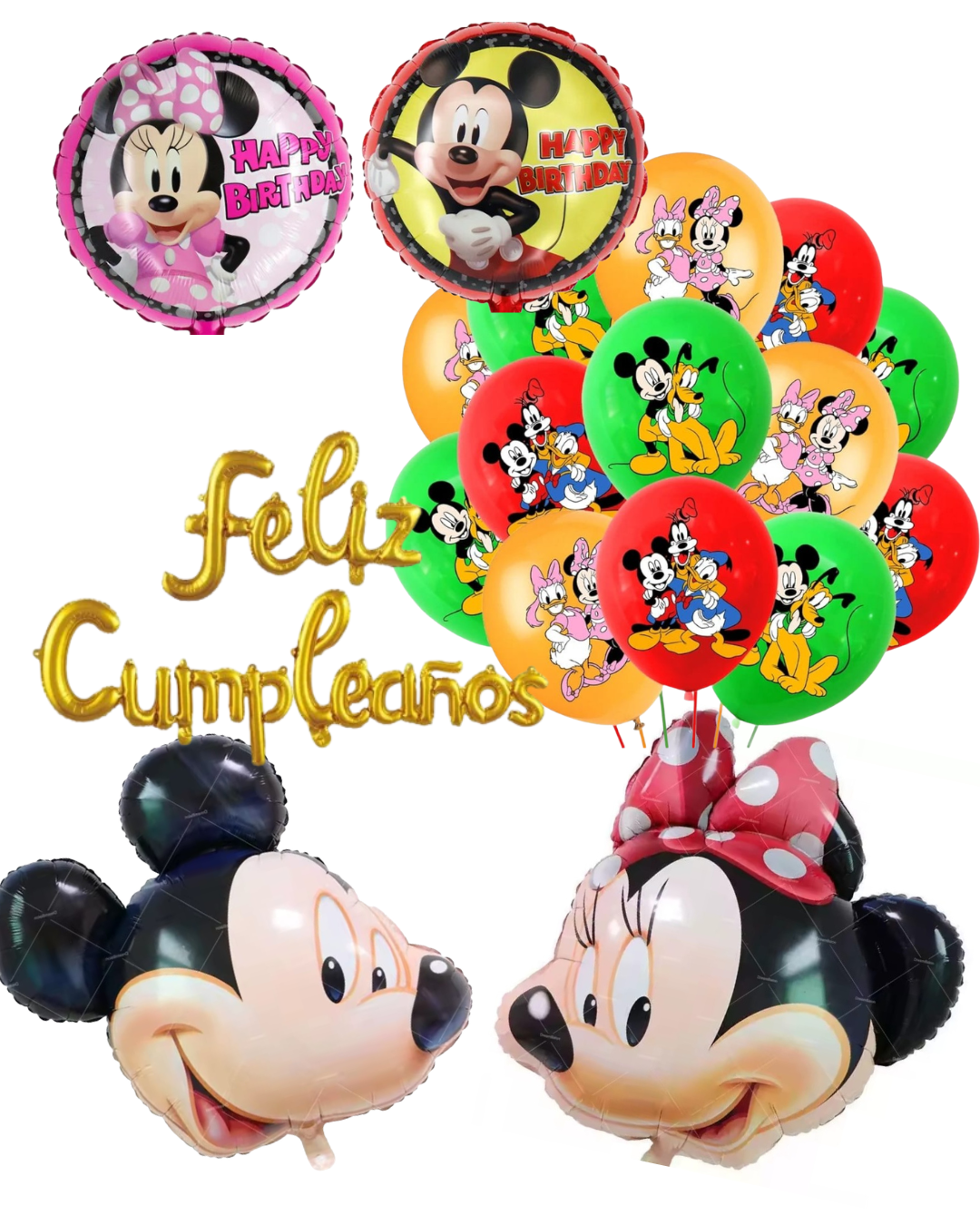 Set Globos Decorativo Mickey Mouse 2