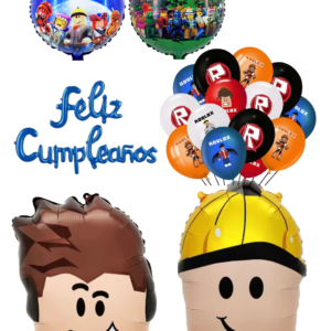 Set Globos Feliz Cumpleaños Roblox 2