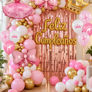 Kit Globos Decoración Bailarina