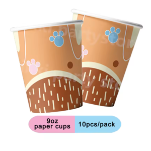Pack de 10 vasos Bluey y Bingo
