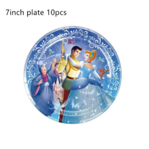 Pack 10 platos princesa cenicienta