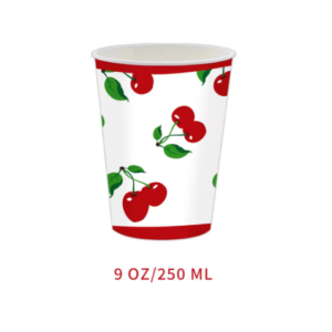 Pack 10 vasos decorativos Cerezas