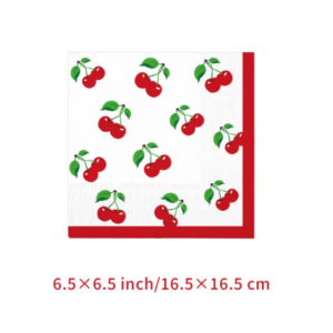 Pack 20 servilletas decorativos Cerezas