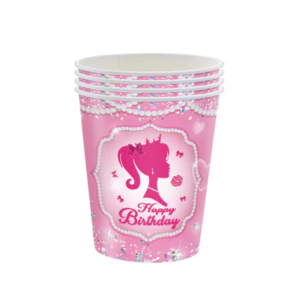Pack 10 vasos decorativos Barbie