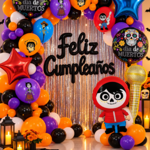 Kit Globos Decoración Coco disney