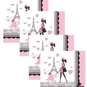 Pack 20 servilletas decorativas Paris